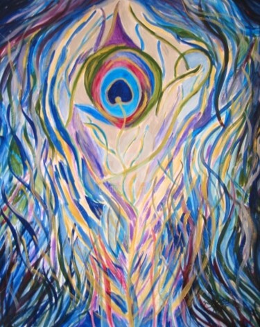 Digital Arts titled "Divine Omnipresentce" by Sesha, Original Artwork, Oil