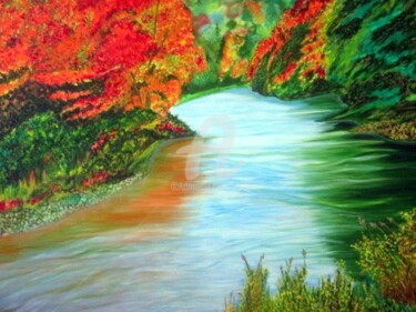 Digital Arts titled "Autumn Morning" by Sesha, Original Artwork
