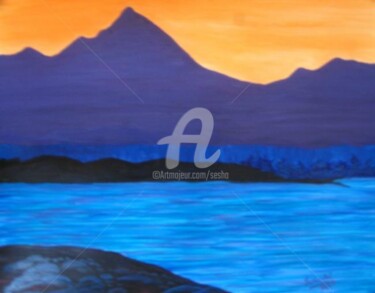 Digital Arts titled "Landscape--Calmness" by Sesha, Original Artwork