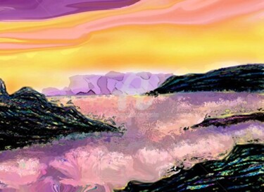 Digital Arts titled "Summer Sundown" by Sesha, Original Artwork, Other