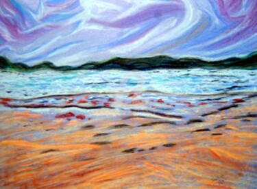 Digital Arts titled "Seascape" by Seshadri, Original Artwork, Oil
