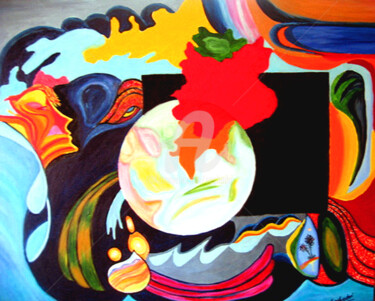 Digital Arts titled "painting-the-world-…" by Seshadri, Original Artwork