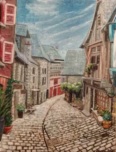 Malarstwo zatytułowany „Bretagne” autorstwa Séssé, Oryginalna praca, Olej