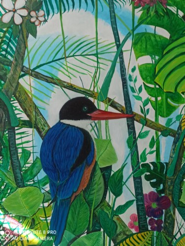 绘画 标题为“L'oiseau” 由Séssé, 原创艺术品, 油