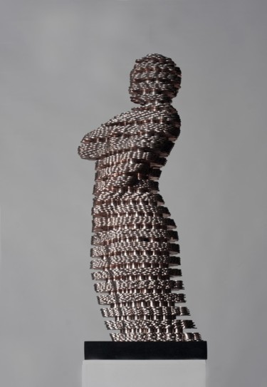 Rzeźba zatytułowany „Laminate” autorstwa Seungwoo Kim, Oryginalna praca, Stal nierdzewna