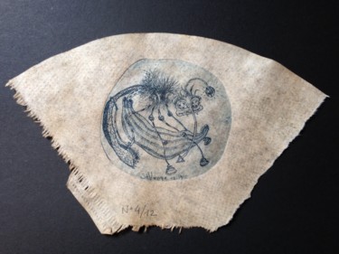 Gravures & estampes intitulée "« Moustique à haut…" par Sèvange, Œuvre d'art originale, Gravure