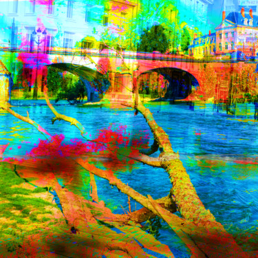 Digital Arts titled "LOIRE n° 3.jpg" by Colette Mâchard-Sevestre, Original Artwork, Digital Painting