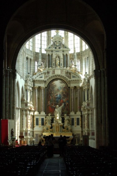 Photographie intitulée "église redon" par Sève, Œuvre d'art originale
