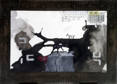 Pittura intitolato "Time box 240427" da Seven E, Opera d'arte originale, Acrilico