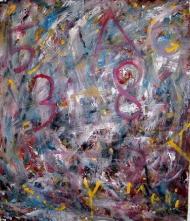 Painting titled "Temps" by Dona Swan, Original Artwork