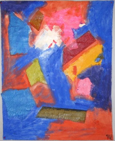 Painting titled "Cube" by Dona Swan, Original Artwork