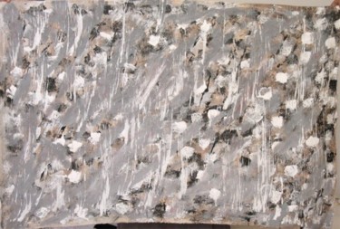 Painting titled "Orage" by Dona Swan, Original Artwork