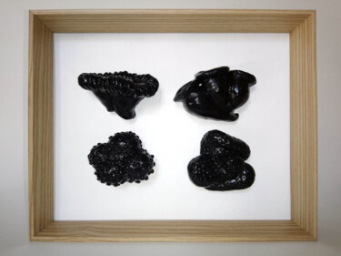 Skulptur mit dem Titel "Foraminifera • écha…" von Séverine Bourgeois, Original-Kunstwerk, Ton Auf Andere starre Platte monti…
