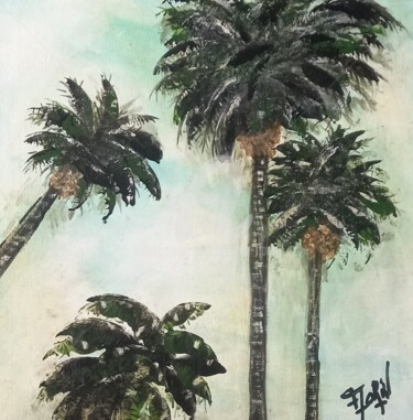 Peinture intitulée "Caribéen" par Séverine Florin, Œuvre d'art originale, Acrylique