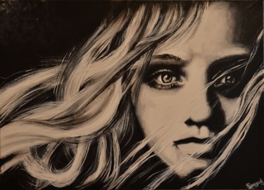 Painting titled "Cosette" by Severine Lowyck, Original Artwork, Acrylic