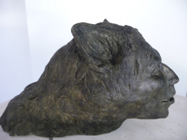 Sculptuur getiteld "Jacal" door Sev, Origineel Kunstwerk, Terra cotta