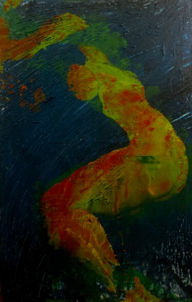 Картина под названием "Heat" - Séverine Pilloud (SEVE Art Visions), Подлинное произведение искусства, Акрил