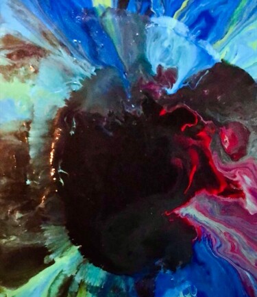 Pittura intitolato "Into the void" da Séverine Pilloud (SEVE Art Visions), Opera d'arte originale, Acrilico