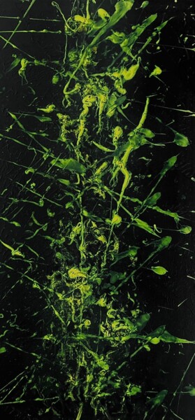 Painting titled "Sharp Sensitivity" by Séverine Pilloud (SEVE Art Visions), Original Artwork, Spray paint