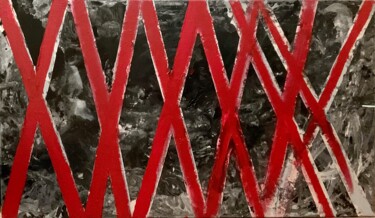 Pintura titulada "Patterns of expecta…" por Séverine Pilloud (SEVE Art Visions), Obra de arte original, Pintura al aerosol