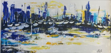 Peinture intitulée "Port Guillaume" par Séverine Richer, Œuvre d'art originale, Acrylique