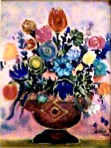 "Çiçekler" başlıklı Tablo Sevgi Dağcı  Koç tarafından, Orijinal sanat