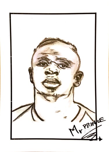 Zeichnungen mit dem Titel "ART5" von Sewa Situ Prince-Agbodjan, Original-Kunstwerk, Bleistift