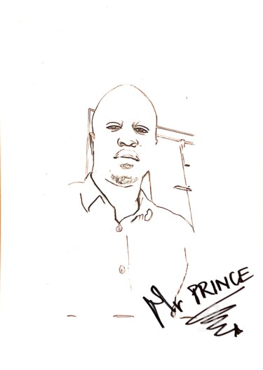 Drawing titled "ART16" by Sewa Situ Prince-Agbodjan, Original Artwork, Pencil