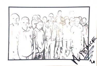 Zeichnungen mit dem Titel "ART90" von Sewa Situ Prince-Agbodjan, Original-Kunstwerk, Bleistift