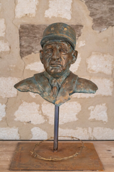 Escultura titulada "Le Général" por Seys Sculpture, Obra de arte original, Terracota