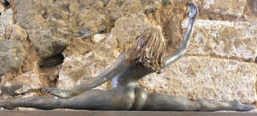 Sculpture intitulée "La danseuse" par Seys Sculpture, Œuvre d'art originale, Terre cuite