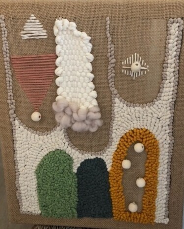 Textile Art με τίτλο "ART TEXTILE" από Sandrine Fiacre, Αυθεντικά έργα τέχνης, Κέντημα