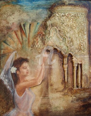 Peinture intitulée "Al-Andaluz" par Sylvia B.Ganancia, Œuvre d'art originale, Huile
