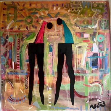 Peinture intitulée "Bidal" par Sha Kama, Œuvre d'art originale, Huile