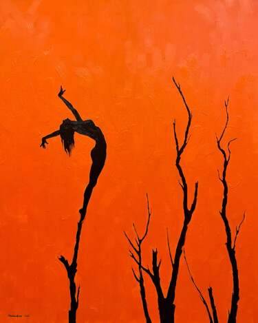 Peinture intitulée "Inspired by Jazzo" par Alena Shaburdina, Œuvre d'art originale, Acrylique Monté sur Châssis en bois