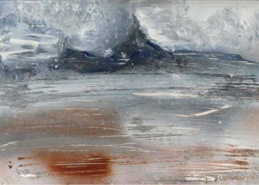 Peinture intitulée "Mont Saint Michel" par Shadowmoon, Œuvre d'art originale