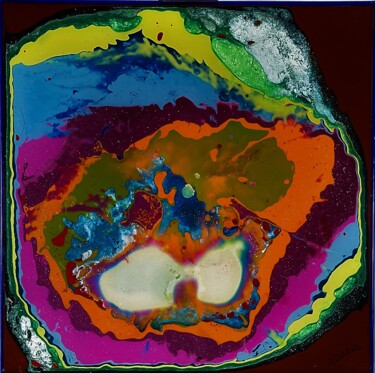 Peinture intitulée "Color-Molecule" par Shagmac, Œuvre d'art originale, Autre