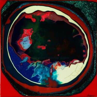 Peinture intitulée "Black-Hole" par Shagmac, Œuvre d'art originale, Autre