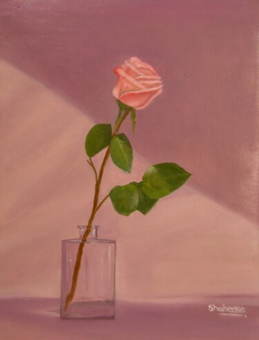 Painting titled "AROMA" by Shaheera Sandhu, Original Artwork, Oil Mounted on Other rigid panel