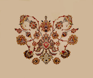 Grafika cyfrowa / sztuka generowana cyfrowo zatytułowany „Floral No. 172” autorstwa Shahriar Aghakhani, Oryginalna praca, Ma…