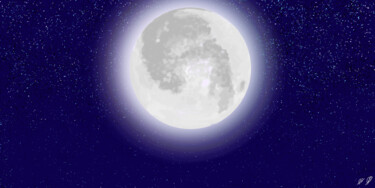 Фотография под названием "Moon Light No. 1" - Shahriar Aghakhani, Подлинное произведение искусства, Цифровая фотография