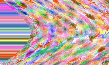 Digitale Kunst mit dem Titel "Digital Abstract No…" von Shahriar Aghakhani, Original-Kunstwerk, Digitale Malerei