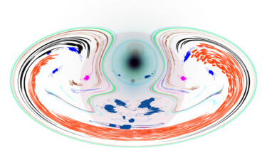 Arts numériques intitulée "Digital Abstract No…" par Shahriar Aghakhani, Œuvre d'art originale, Peinture numérique