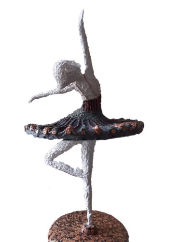 Sculptuur getiteld "Ballet" door Shahriar Aghakhani, Origineel Kunstwerk, Gips