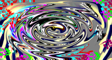 Arte digital titulada "Digital Abstract No…" por Shahriar Aghakhani, Obra de arte original, Pintura Digital