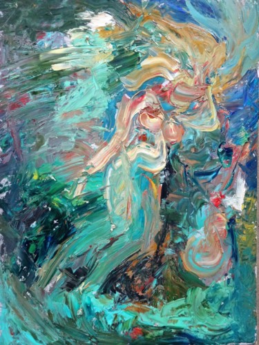 Painting titled "Какофония" by Airat, Original Artwork, Oil