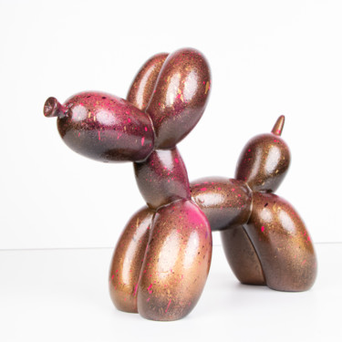 BalloonGold Sculpture intitulée "BalloonGold" par Shake, Œuvre d'art originale, Résine