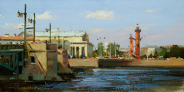 Painting titled "День чудесный, гуля…" by Shalaev Alexey, Original Artwork, Oil