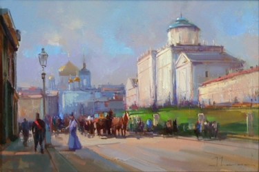 Картина под названием "According to Moss,…" - Shalaev Alexey, Подлинное произведение искусства, Масло