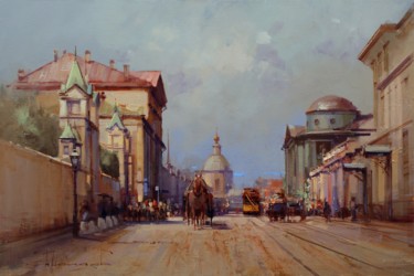 «Apple Spas», ul. Vozdvizhenka. Old Moscow 60x40 cm ©2016 - Shalaev Alexey